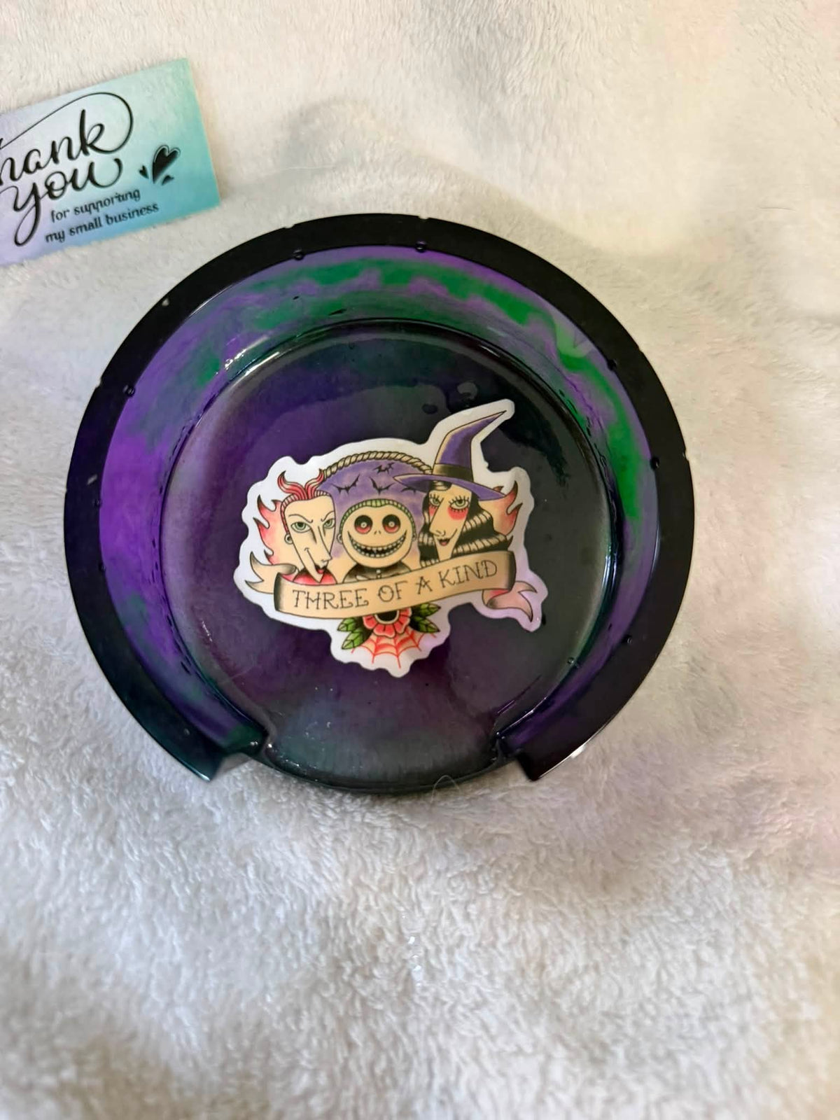 Nightmare Before Christmas 5-Piece Coaster Set with Holder