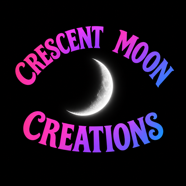 Clean recreation of the moonlit Crescent Moon Creations logo