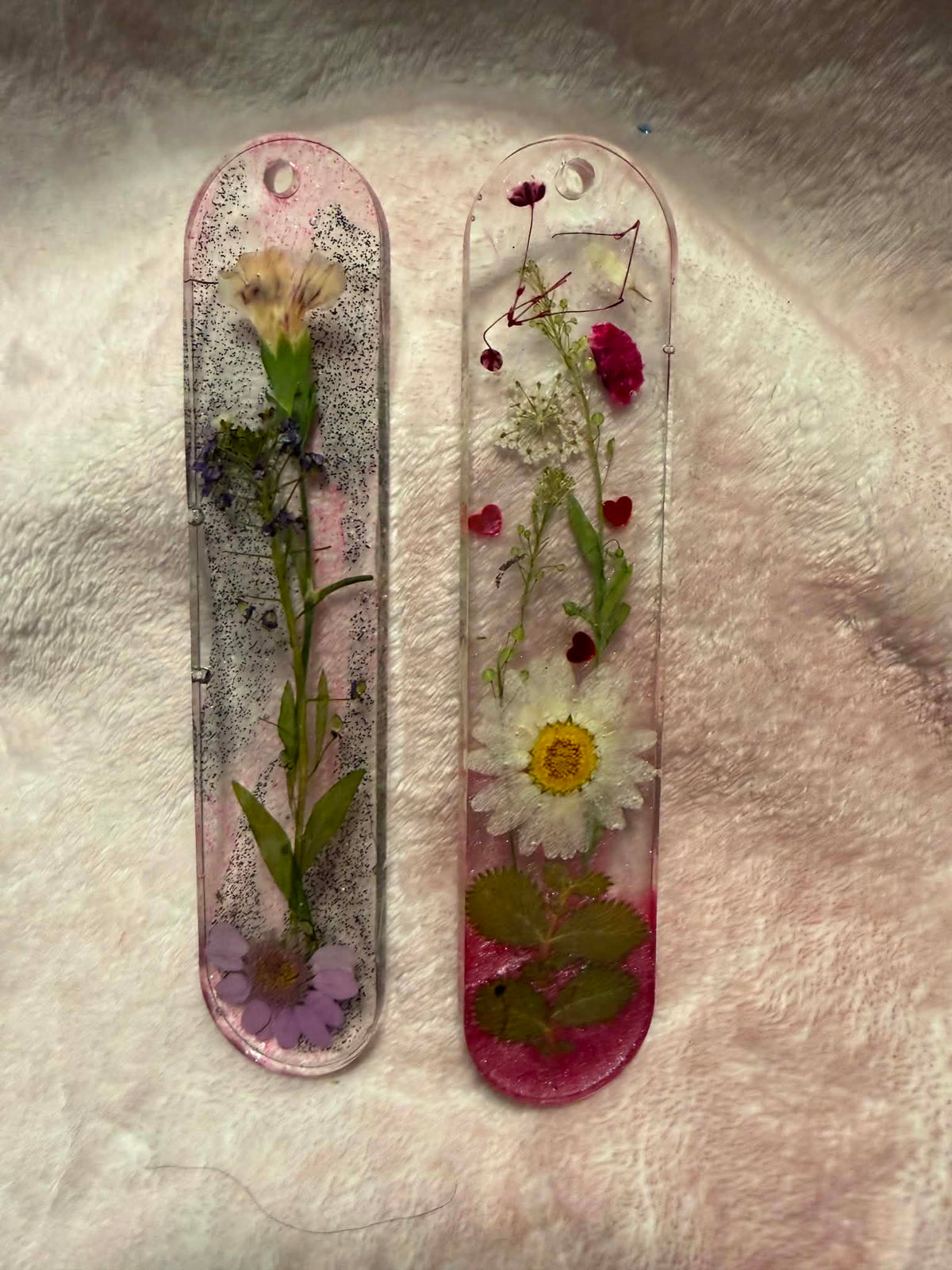 🌼 Daisy & Baby's Breath Bookmarks 2-pack