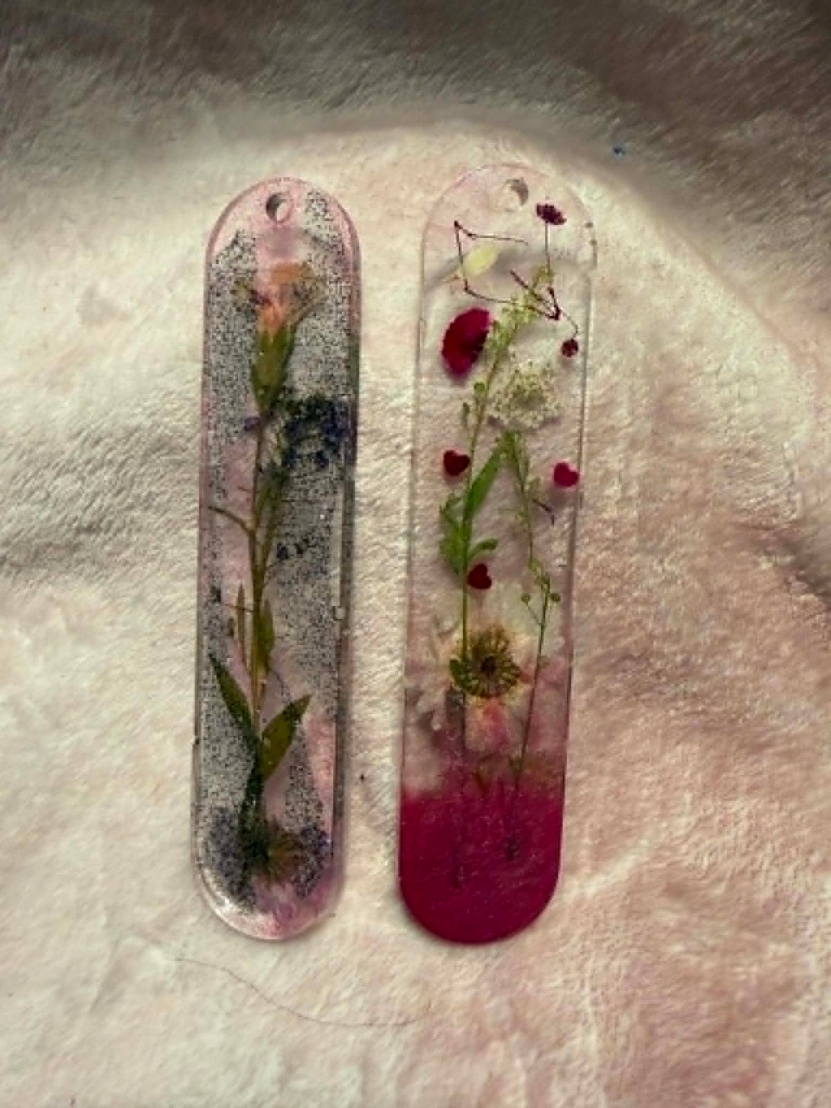 🌼 Daisy & Baby's Breath Bookmarks 2-pack