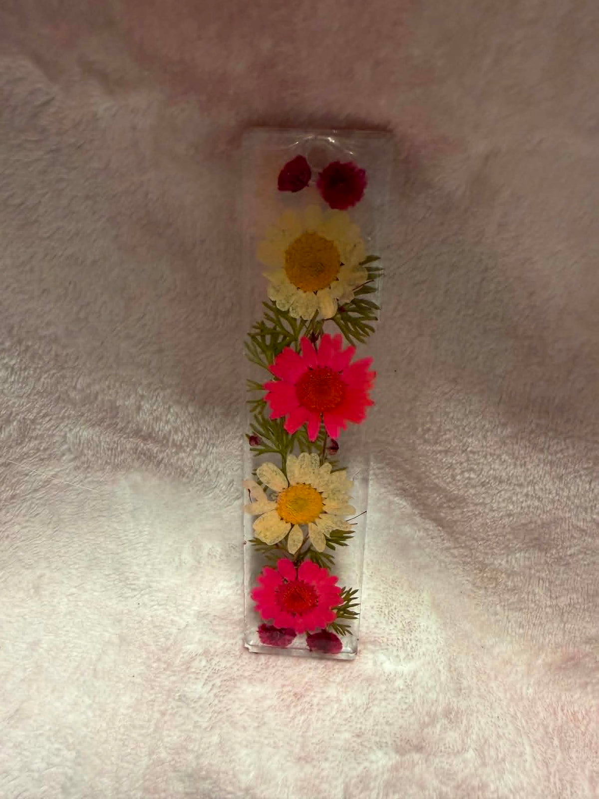🌼 Daisy & Fern Pressed-Flower Bookmarks, Set of 2