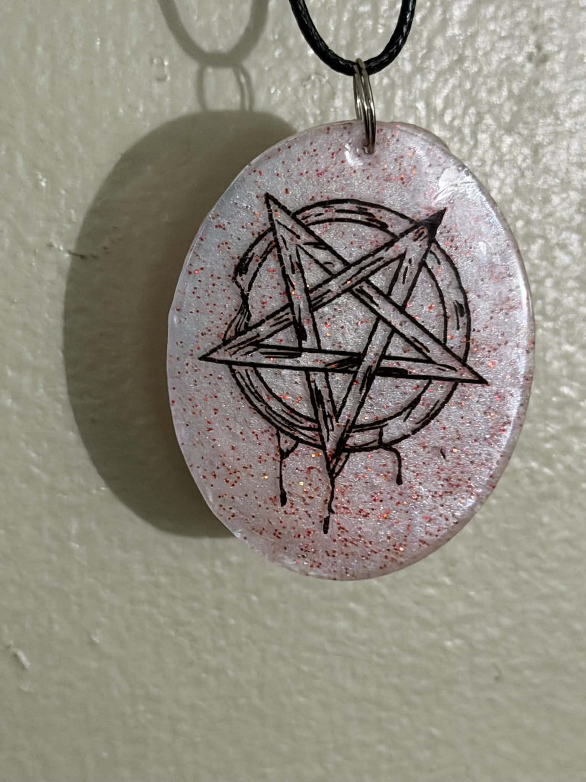Pentagram Rose Gold Pendant Necklace