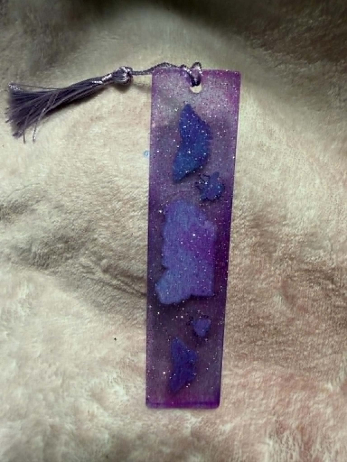🐝 Bee Happy and Wild & Free Butterfly Resin Bookmarks, Set of 2 🌸