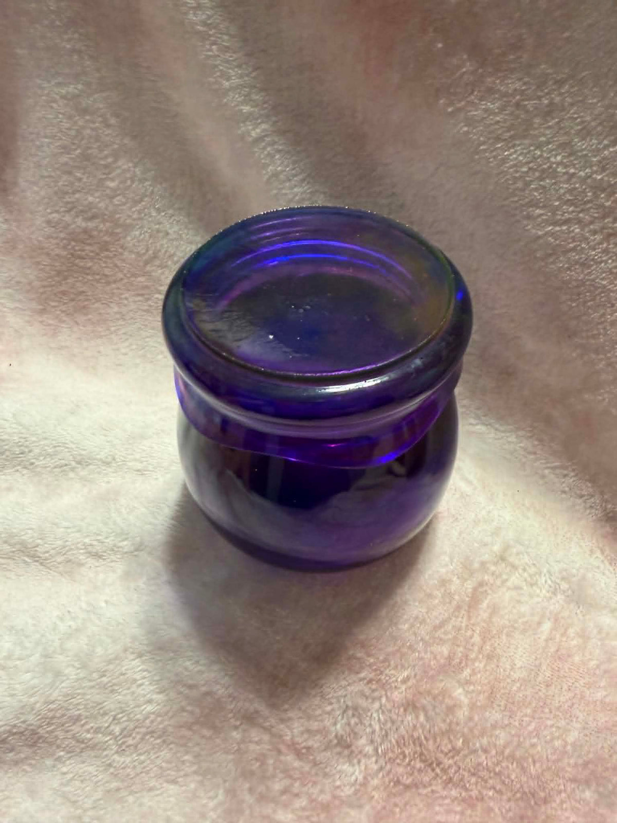 Purple & Pink Pudding Trinket Jar with Lid