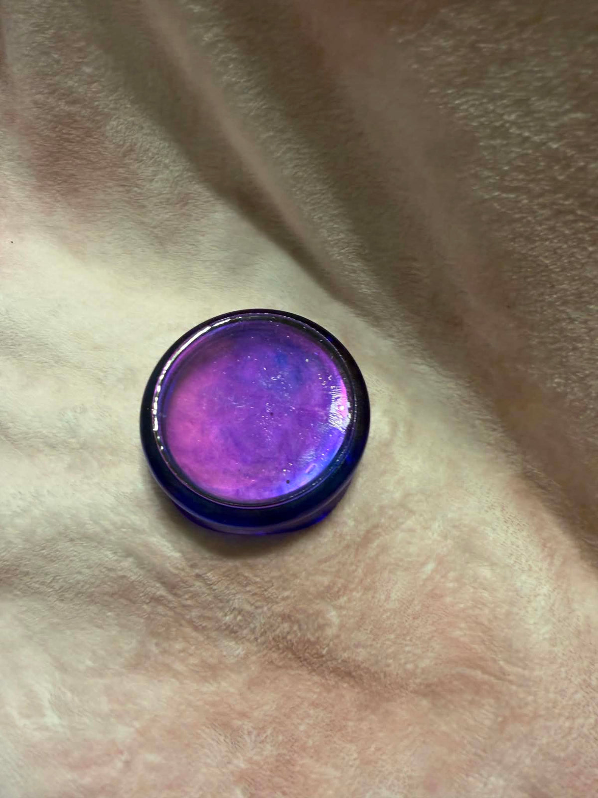 Purple & Pink Pudding Trinket Jar with Lid