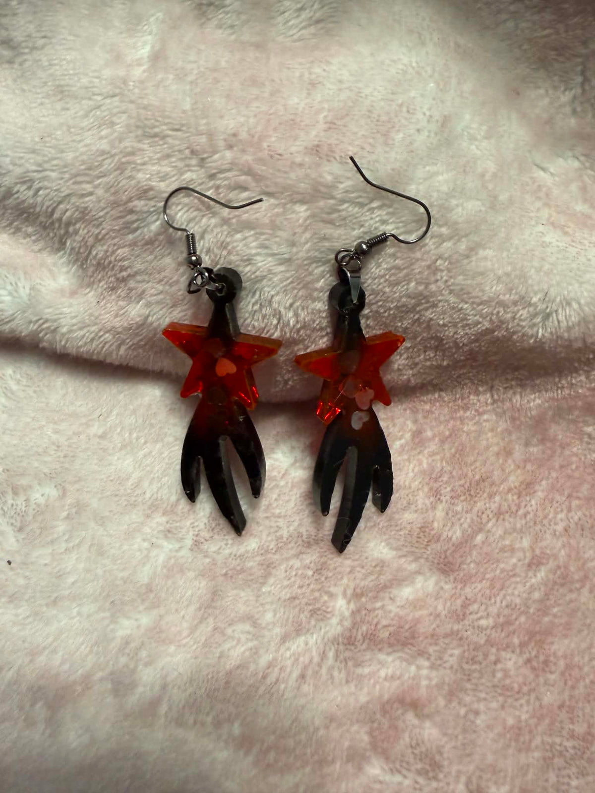 Y2K Grunge Shooting Star Dangle Earrings