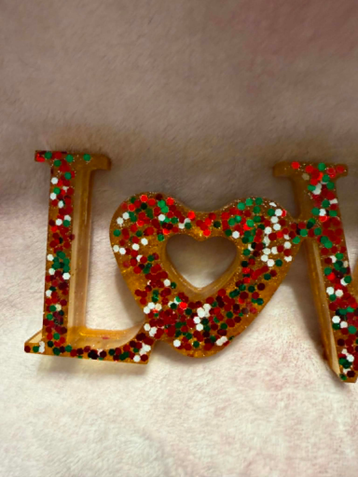 Christmas Themed Love Decor