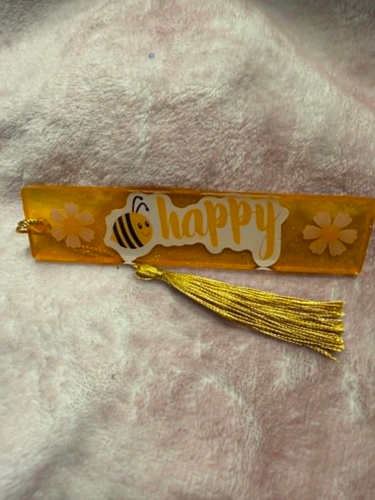 🐝 Bee Happy and Wild & Free Butterfly Resin Bookmarks, Set of 2 🌸