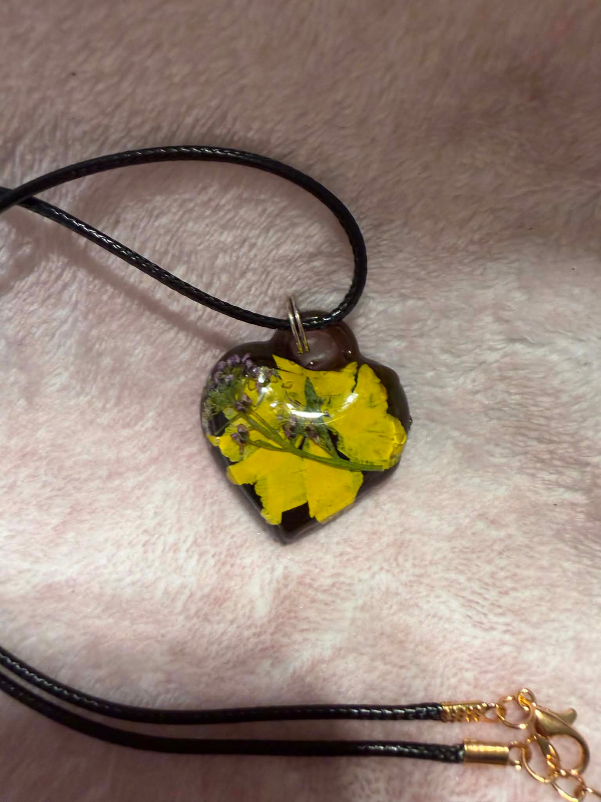 Autumn Heart Pendant Necklace
